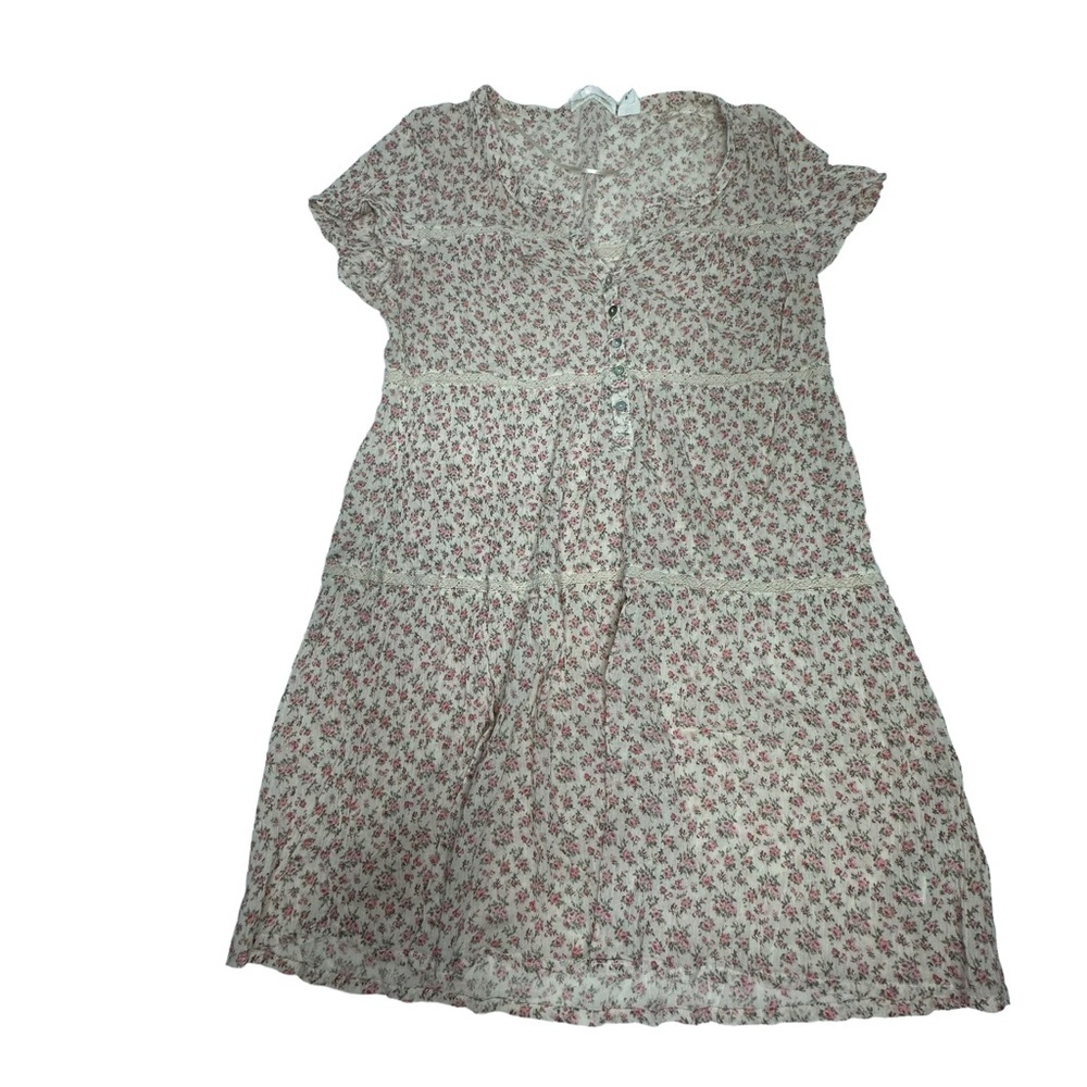 LOGG by H&M Floral Mini Babydoll Dress US 14 - Picture 3 of 10